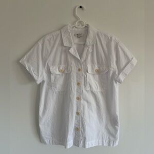 Madewell utility cotton top